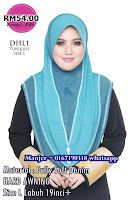 TUDUNG DENIM HARD AWNING SAIZ L