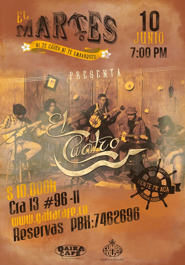 El Cuatro, En vivo En GAIRA Cumbia House