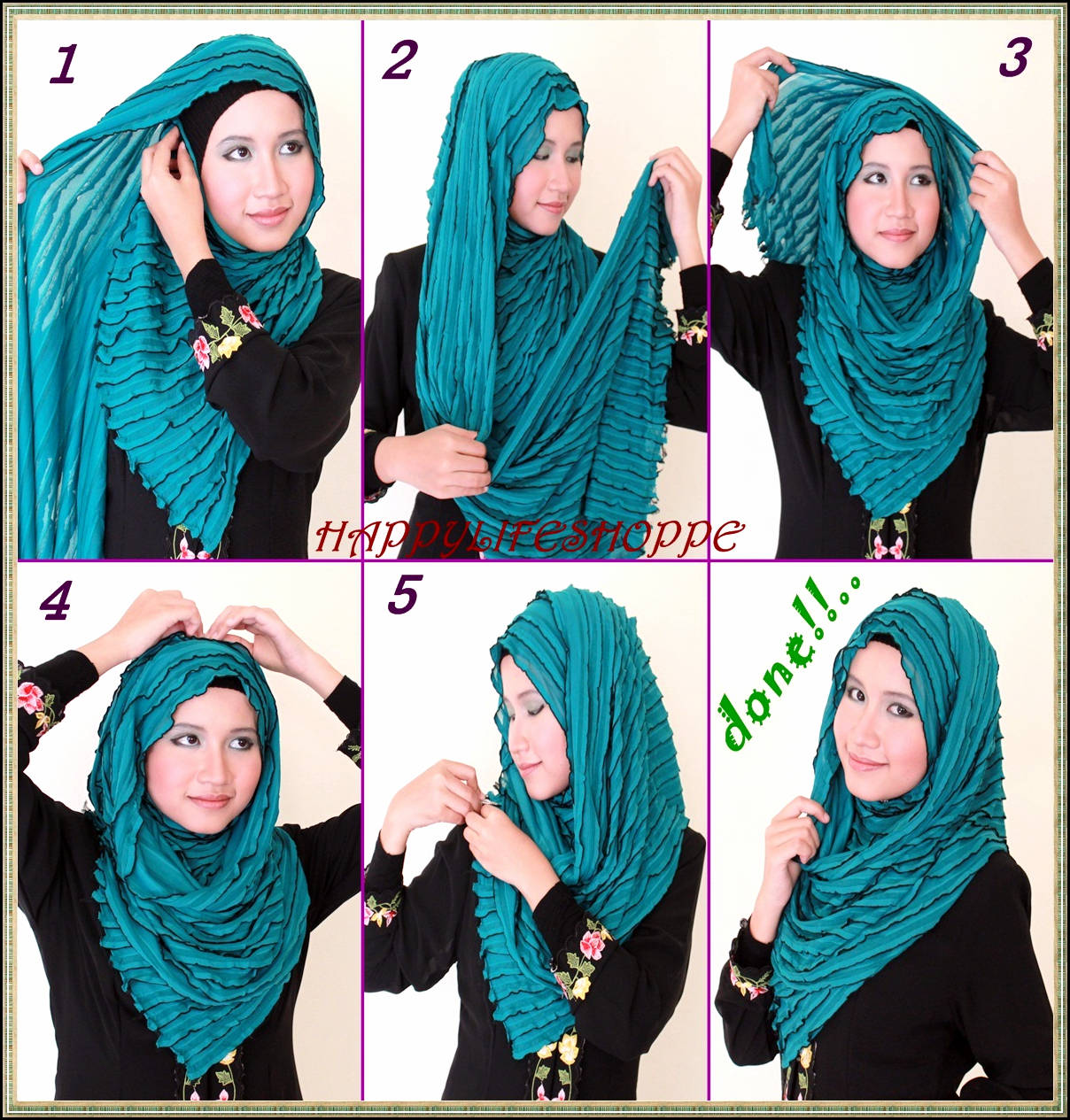 Tutorial Jilbab Segi Empat Untuk Olahraga Tutorial Hijab Paling