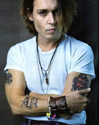 johnny tattoo designs. Johnny Depp Simple Tattoo