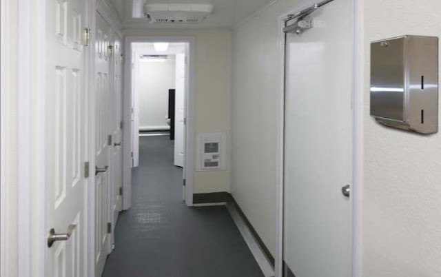 Spacious Interior in Restroom Trailer