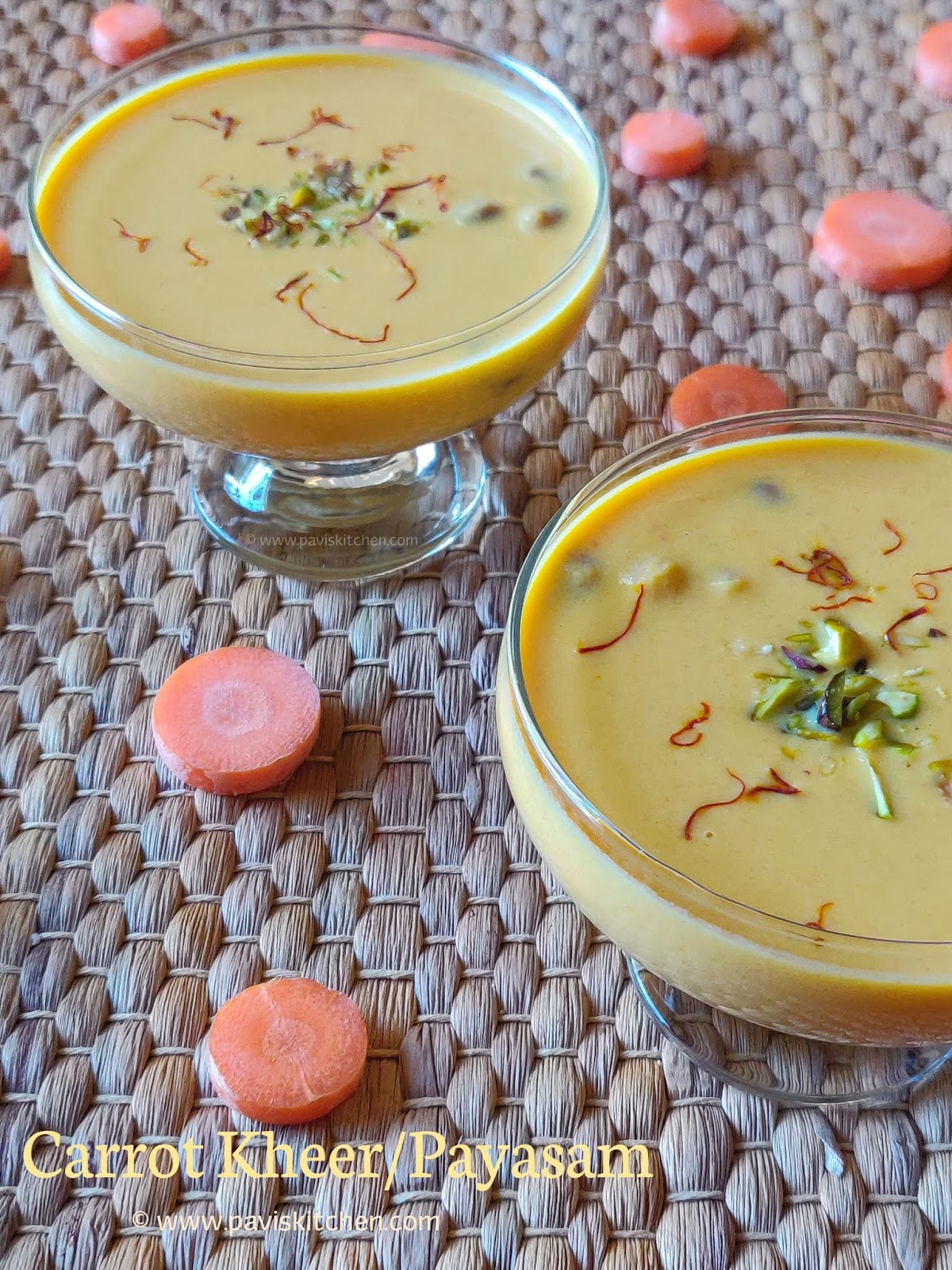 Carrot Payasam Recipe | Carrot Kheer Recipe | Gajar Ka Kheer