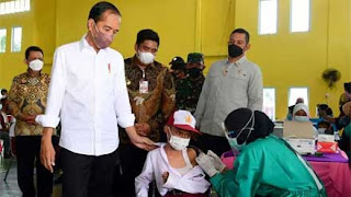 Vaksinasi Boster Bersama Jokowi Di Bintan