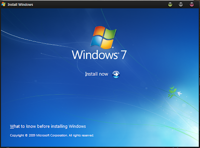 Install Windows 7 