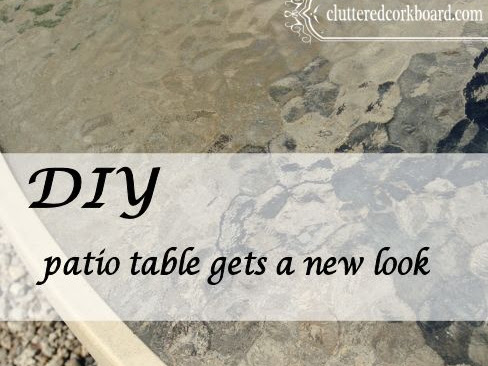 DIY Patio Table gets a new look