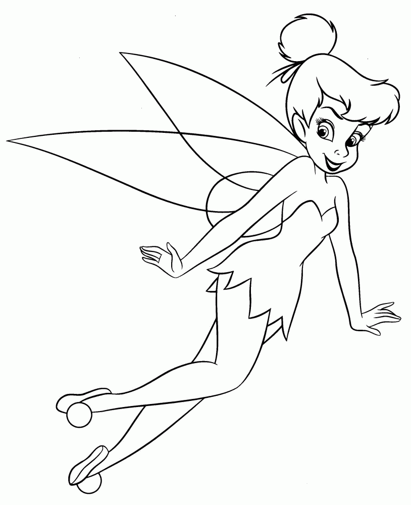 Tinkerbell Coloring 9