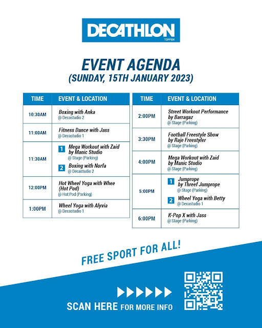 Decathlon Malaysia Akan Dibuka 14 Januari 2023 di Toppen Shopping Centre, Johor Bahru