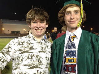 Steven and Robert at HS Graduation