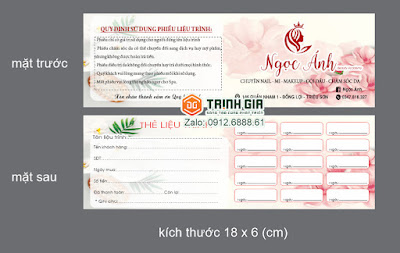 In TỜ RƠI - VOUCHER Tại Huyện Triệu Sơn - Thanh Hóa