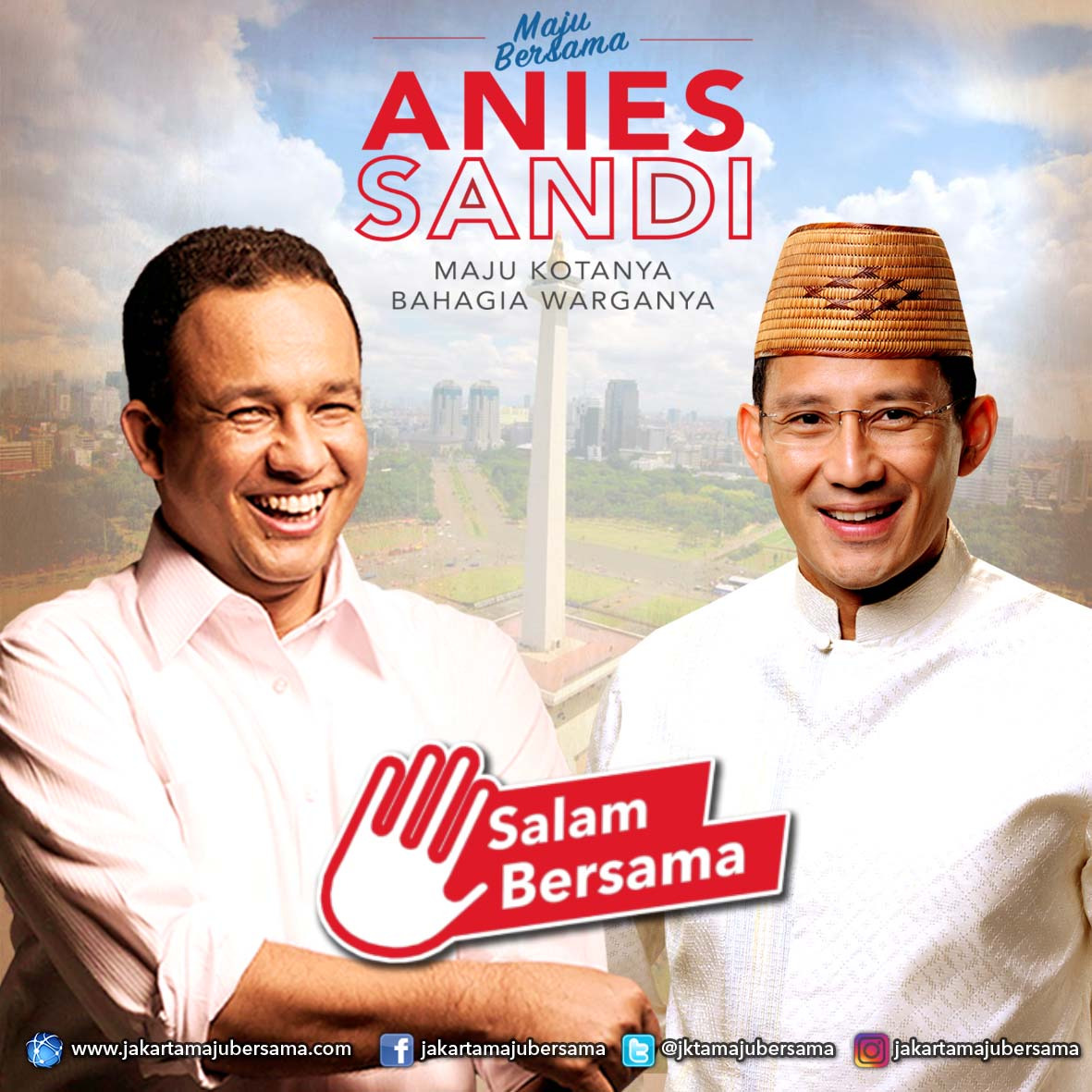 Anies Sandi Luncurkan Logo Resmi Untuk Pilgub DKI Ini Maknanya