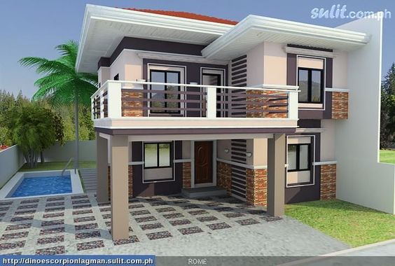 50 Images Of Modern Two Story House  Design  Bahay OFW
