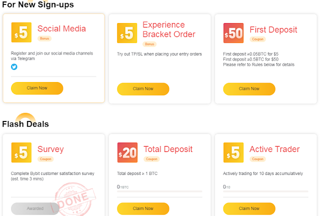 Bonus Crypto Tanpa Deposit Bybit $90