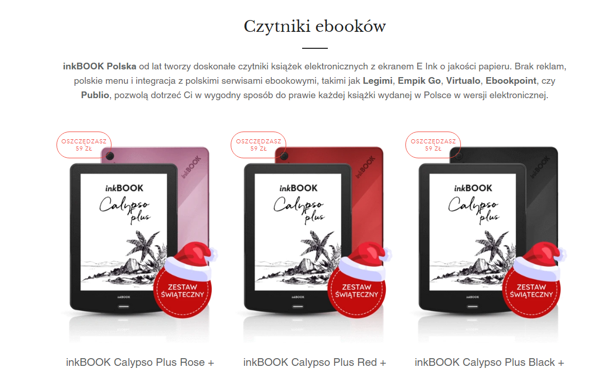 Czytniki InkBOOK Calypso Plus w sklepie inkbook.pl