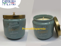 Logo Vinci gratis 4 candele al profumo di abbracci calorosi