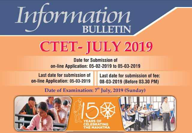 CTET 2019 Notification