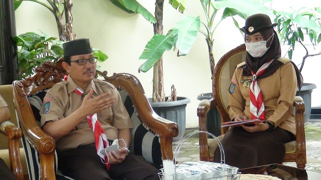 Kedai Kaca Spesial Hari Pramuka ke-59 bersama Ketua Kwartir Cabang Kota Yogyakarta