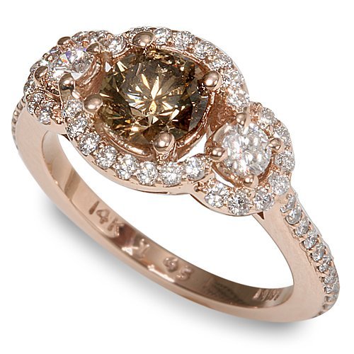 Chocolate Diamond Engagement Rings