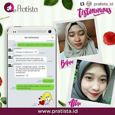 testimoni paket whitening pratista 4