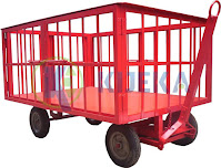 kijeka hand truck, platform cage truck, steel box cart