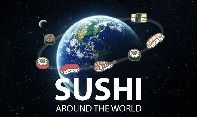 Image: Sushi Around the World #infographic