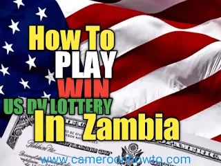 how to play and win DV lottery online in Zambia