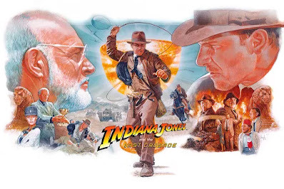 Indiana Jones and the Last Crusade Screen Print by Hugh Fleming x Bottleneck Gallery