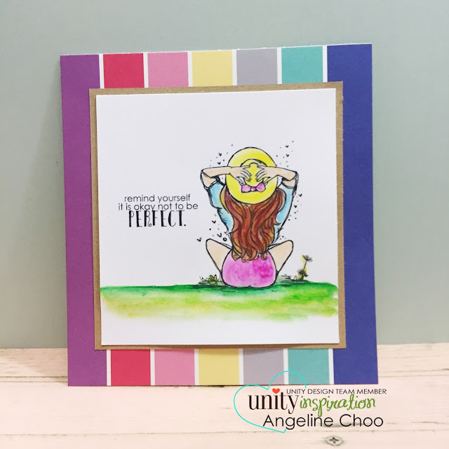 ScrappyScrappy: Unity Stamp Design Team -- Not Perfect #scrappyscrappy #unitystampco #stamp #stamping #card #cardmaking #oilpastel #sotw