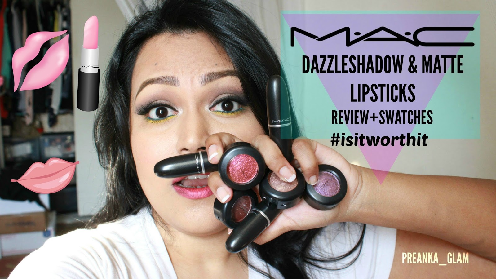 MAC DazzleShadow+Matte lipstick- Are they Worth Buying?!!! #isitworthit