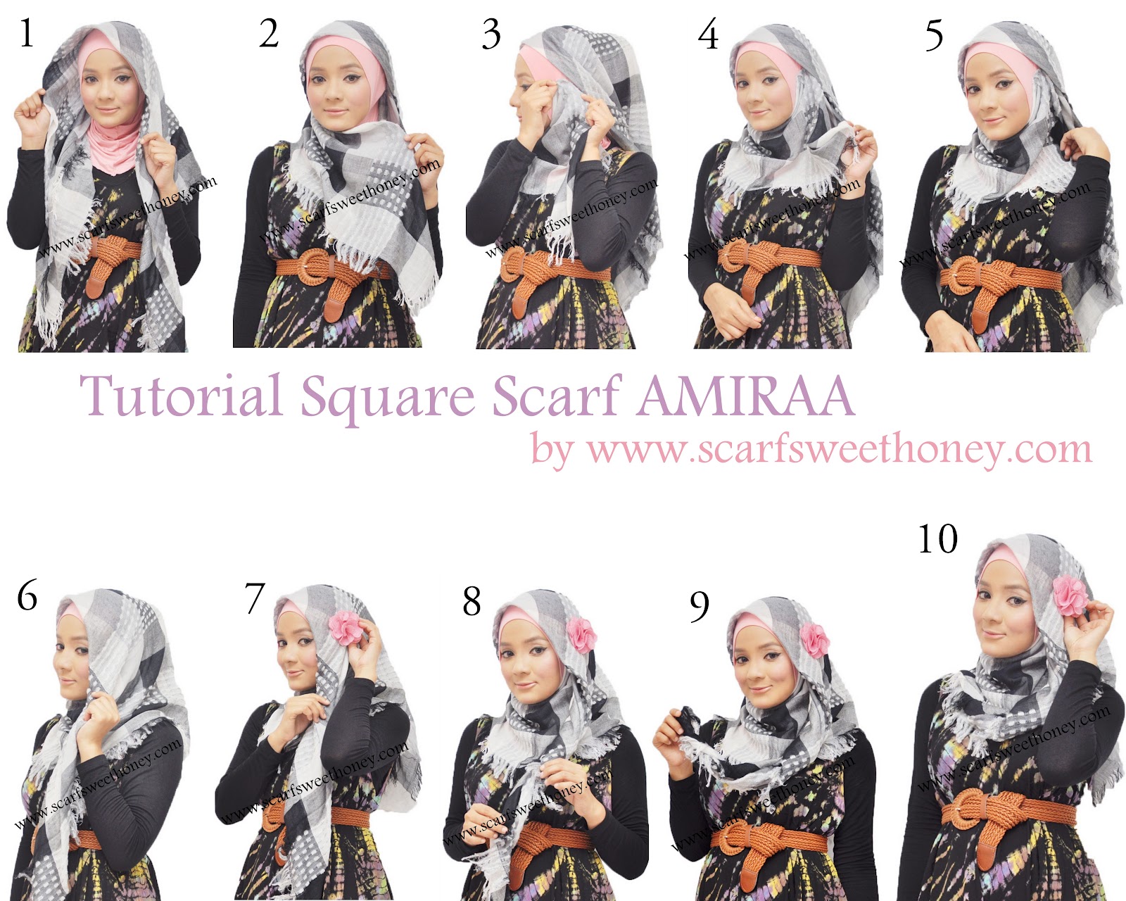 27 Galery  Satin Segi Empat Tahun 2017 Tutorial