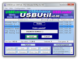 Cara Hapus Game PS2 OPL Dengan USBUtil