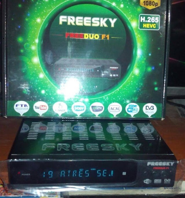 FREESKY FREEDUO F1 NOVA ATUALIZAÇÃO V2.21 - 27/12/2017