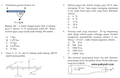 unduh soal pat terbaru sma/ ma kelas 11 mapel fisika dan jawaban lengkap tahun 2019. 2020. 2018