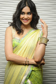 Adah sharma glam pics in saree-thumbnail-3