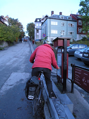 paying for the bicycle lift