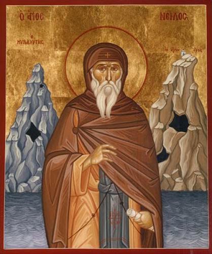 Venerable Nilus The Myrrhgusher Of Mt Athos