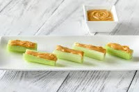 Organic Celery sticks with Peanut butter
