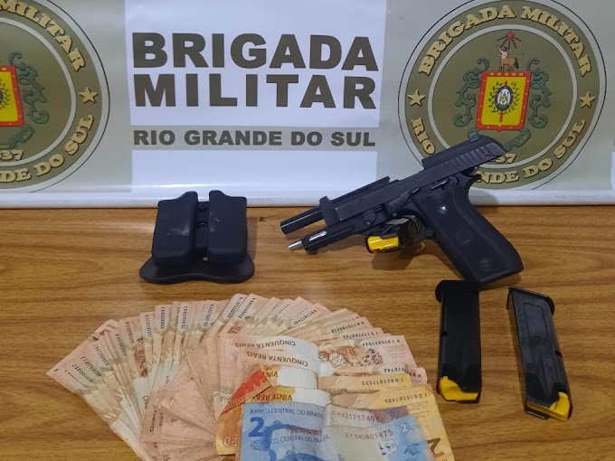 GRAVATAÍ | Brigada Militar prende homem que invadiu casa e atirou contra policiais