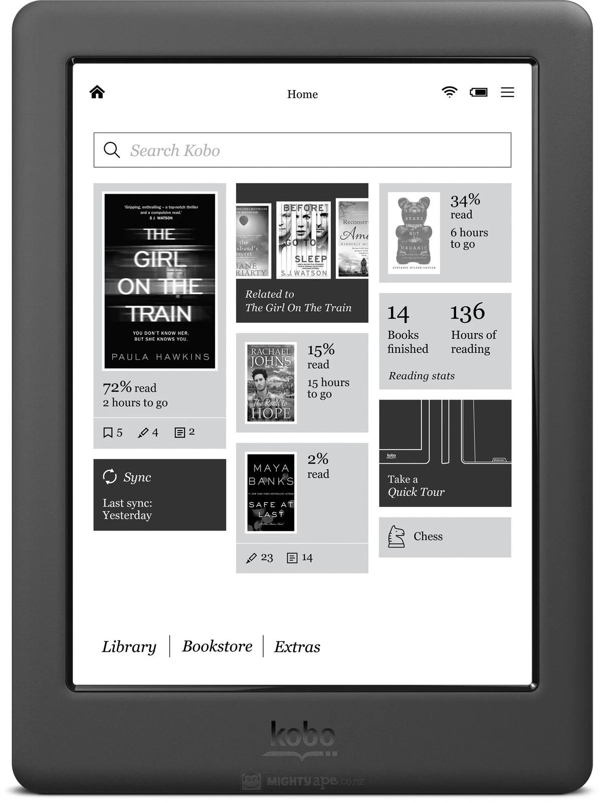 Kobo Glo HD z ekranem E Ink Carta 