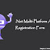 .Net Multi-Platform App UI - Registration Form