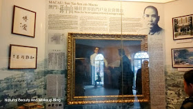 Museum of Macau or Macau Museum displaying ancient Chinese, Macanese, Colonial and Portuguese style architecture and artifacts