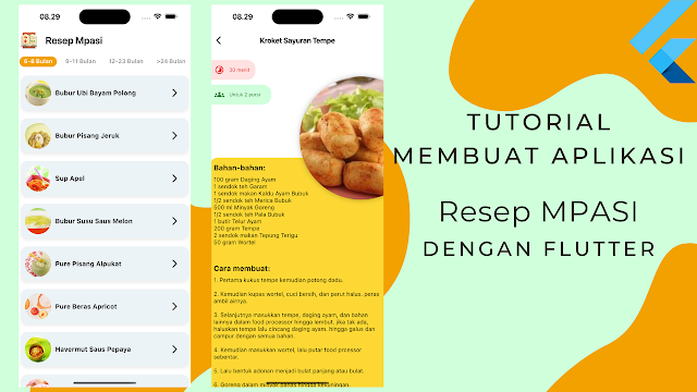 Tutorial Membuat Aplikasi Resep MPASI dengan Flutter