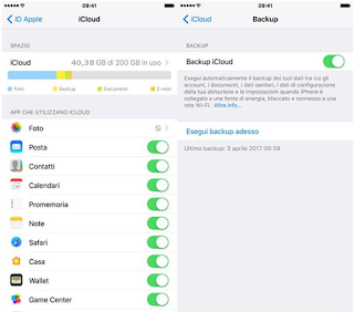 Come fare il backup di un iPhone con iCloud