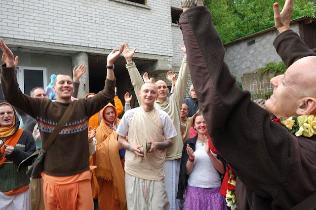 Sankarshan Das Adhikari Ecstatic Arrival in Kaunas, Lithuania 7