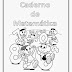 Capa Caderno de Matemática - Turma da Mônica