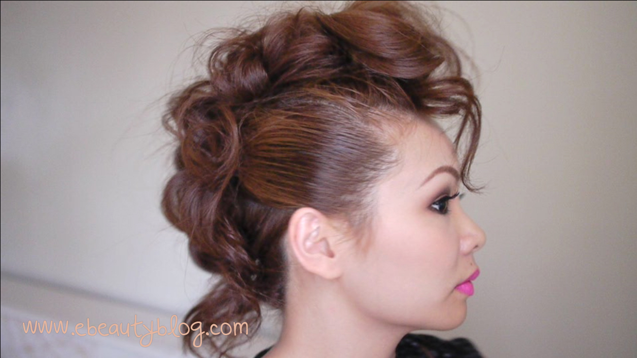 EbeautyBlog.com: Trendy Mohawk Hair Tutorial