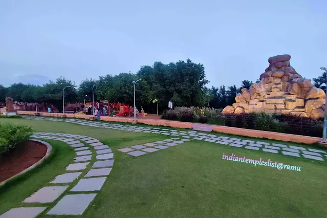 Mini Shilparamam Uppal mountain waterfalls