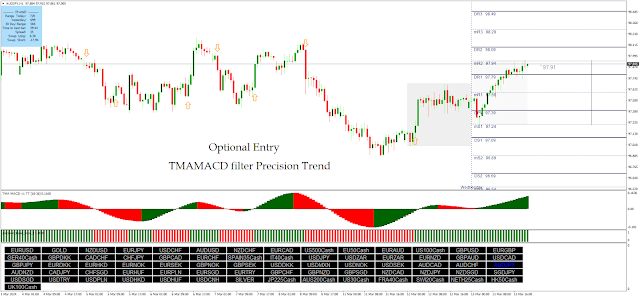 Precision Trend History with TMA Macd