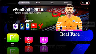 Download NEW PES Final Version PPSSPP Mod eFootball 2024 New Transfer Best Graphics Real Faces English Version