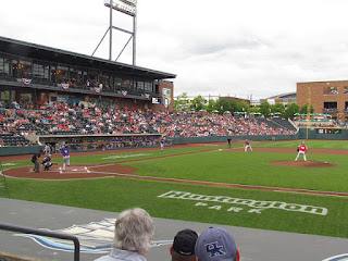 First pitch, Bats vs. Clippers