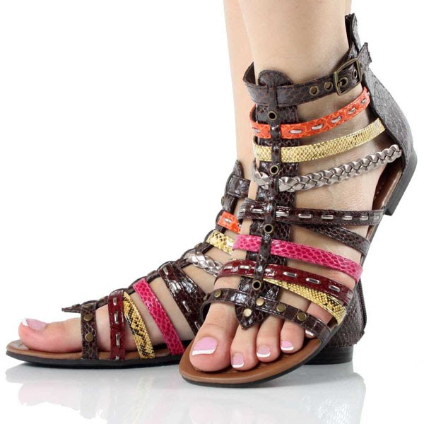 Shoes Trend 2012  Braided Sandals  Summer Shoes For 